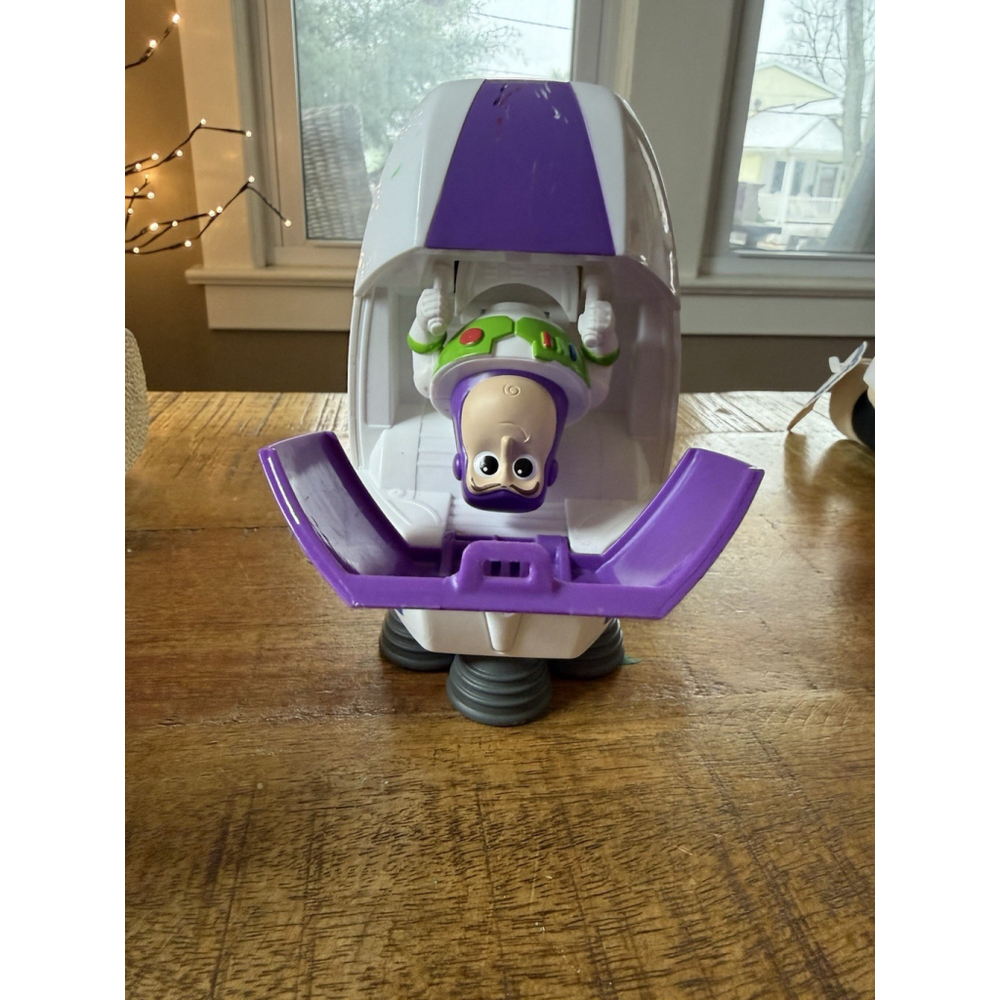 Disney Mattel Toy Story Buzz Lightyear Spaceship‎ Kids OS White Good GFC84 2018 - Picture 2 of 4